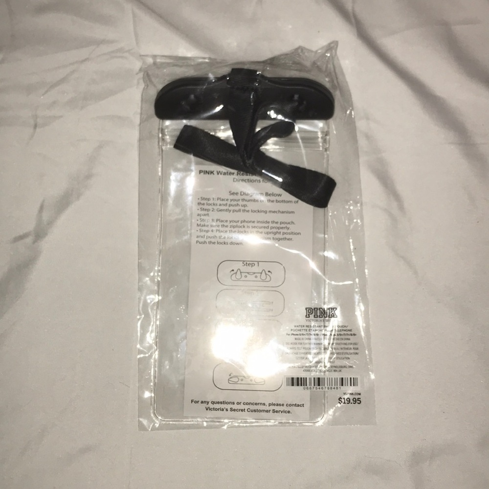 PINK waterproof phone sleeve